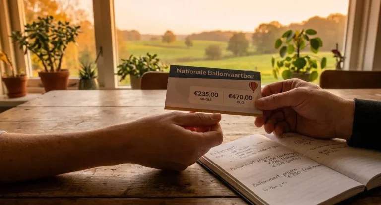 kosten ballonvaart gelderland